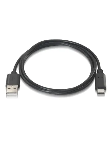 Aisens Cable USB 2.0 3A Tipo C Macho/Macho 2m Negro