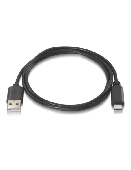 Aisens Cable USB 2.0 3A Tipo C Macho/Macho 2m Negro