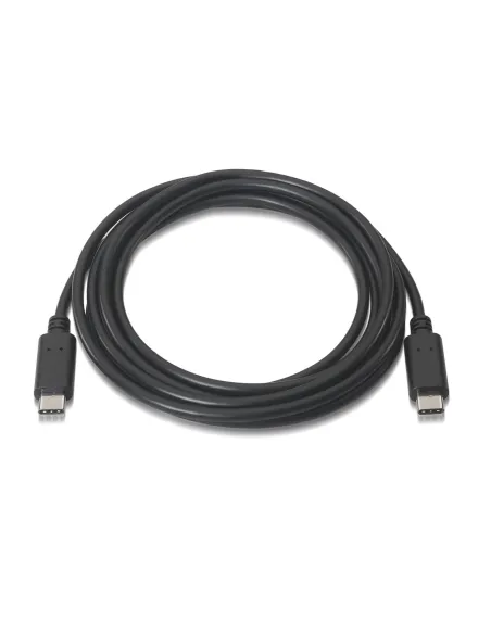 Aisens A107-0055 Cable USB-C 2.0 3A Macho/Macho 50cm Negro