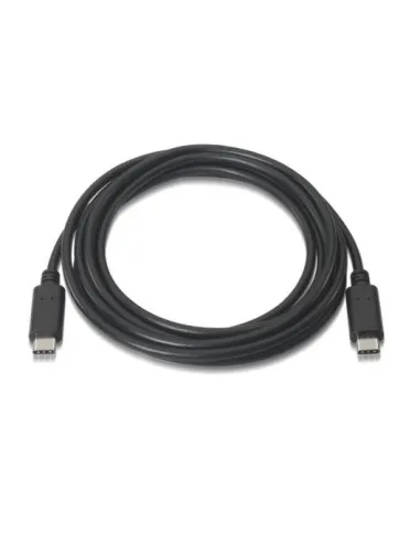 Aisens Cable USB 2.0 3A Tipo-C Macho/Macho 1m Negro