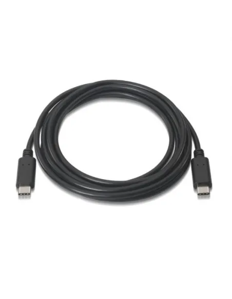 Aisens Cable USB 2.0 3A Tipo-C Macho/Macho 1m Negro