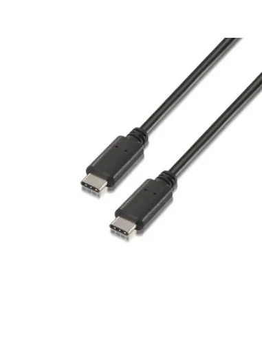 Aisens Cable USB 2.0 3A Tipo-C Macho/Macho 1m Negro