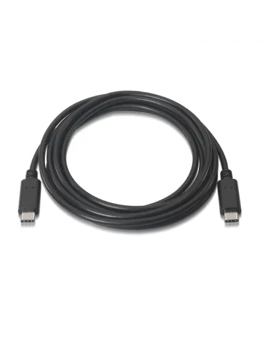 Aisens Cable USB 2.0 3A Tipo C Macho/Macho 2m Negro