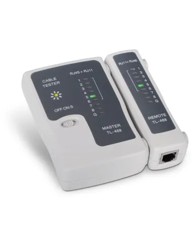 Aisens A142-0312 Testeador para Cables RJ11/RJ12/RJ45 Gris