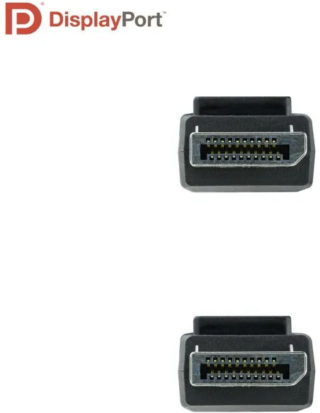 Nanocable 10.15.2502 Cable DisplayPort 1.4 Macho/Macho 2M Negro