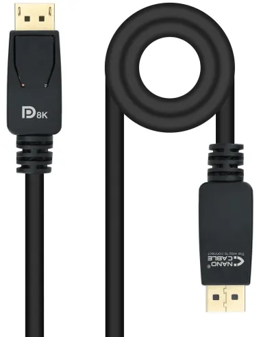 Nanocable 10.15.2503 Cable DisplayPort 1.4 4K 60Hz Macho/Macho 3M Negro