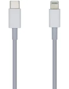 Aisens Cable USB-C a Lightning 20 cm Blanco-CABL52472