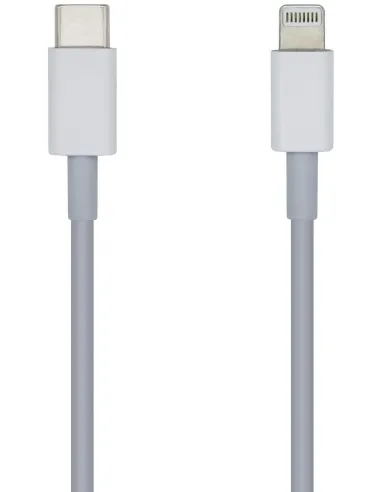 Aisens Cable USB-C a Lightning 1 m Blanco