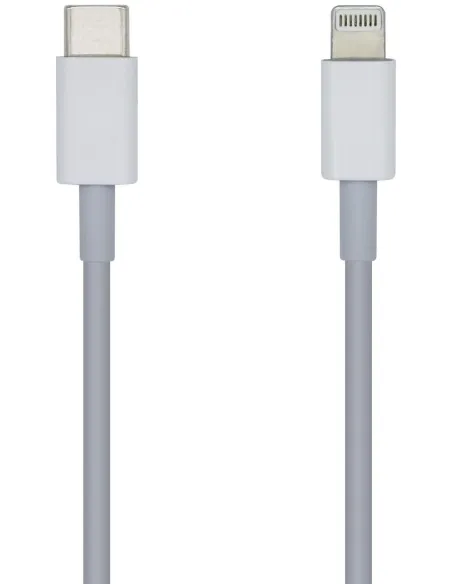 Aisens Cable USB-C a Lightning 1 m Blanco