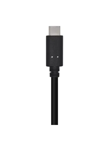 Aisens A107-0449 Cable USB-C 3.1 Gen2 10Gbps 3A a USB-A 50cm Negro