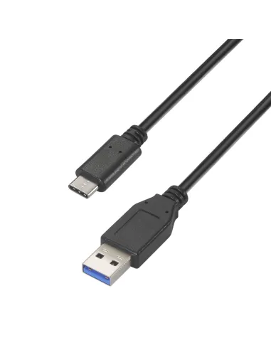 Aisens A107-0449 Cable USB-C 3.1 Gen2 10Gbps 3A a USB-A 50cm Negro