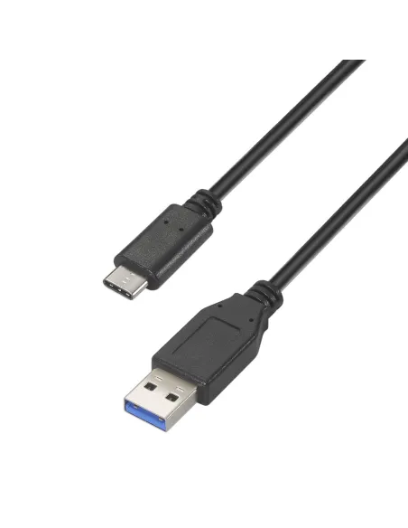 Aisens A107-0449 Cable USB-C 3.1 Gen2 10Gbps 3A a USB-A 50cm Negro