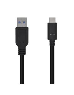 Aisens A107-0450 Cable USB-C 3.1 Gen2 10Gbps 3A a USB-A 1.5M Negro-CABL52808