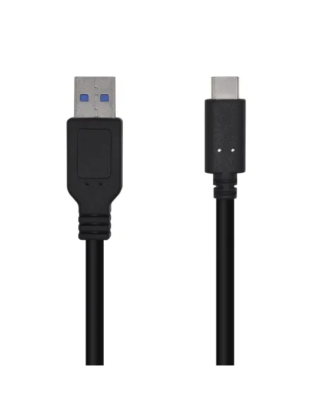 Aisens A107-0450 Cable USB-C 3.1 Gen2 10Gbps 3A a USB-A 1.5M Negro