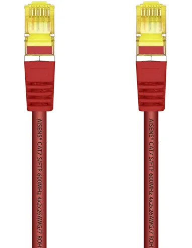 Aisens A146-0471 Cable de Red RJ45 Cat7 SFTP LSHZ 2 m Rojo