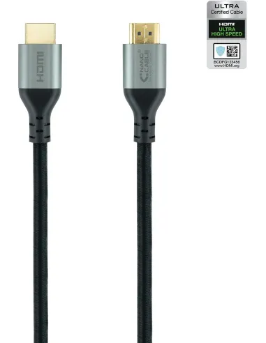 Nanocable 10.15.8101-L150 Cable HDMI 2.1 8K Alta Velocidad 1.5m Negro