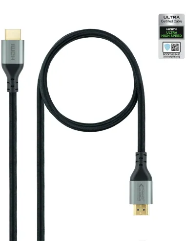 Nanocable 10.15.8101-L150 Cable HDMI 2.1 8K Alta Velocidad 1.5m Negro