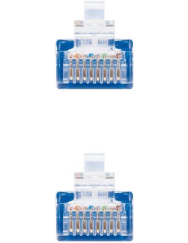 Nanocable 10.20.0400-L30-BL Cable de Red RJ45 Cat.6 UTP AWG24 30cm Azul