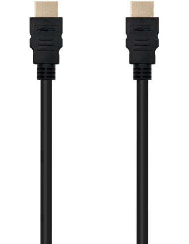 Nanocable 10.15.1700 Cable HDMI Alta Velocidad con Ethernet V1.4 Macho/Macho 1M Negro
