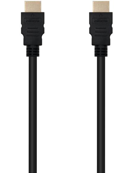 Nanocable 10.15.1700 Cable HDMI Alta Velocidad con Ethernet V1.4 Macho/Macho 1M Negro