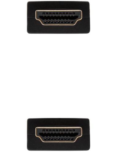 Nanocable 10.15.1700 Cable HDMI Alta Velocidad con Ethernet V1.4 Macho/Macho 1M Negro