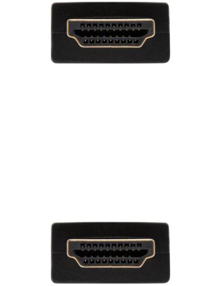 Nanocable 10.15.1700 Cable HDMI Alta Velocidad con Ethernet V1.4 Macho/Macho 1M Negro