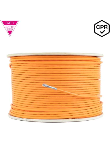Nanocable 10.20.1700-305 Bobina Cable de Red Cat.7 SFTP PIMF AWG23 305m Naranja