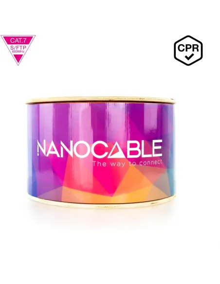 Nanocable 10.20.1700-305 Bobina Cable de Red Cat.7 SFTP PIMF AWG23 305m Naranja