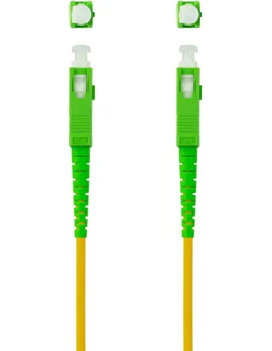 Nanocable 10.20.0005 Cable de Fibra SC/APC LSZH Amarillo 5M