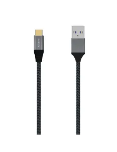 Aisens A107-0632 Cable USB-C 3.1 Gen2 10Gbps 3A a USB-A 1.5M Aluminio Gris-CABL55166