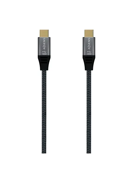 Aisens A107-0634 Cable USB-C 3.2 Gen2X2 20Gbps 8K@30Hz 2M Gris