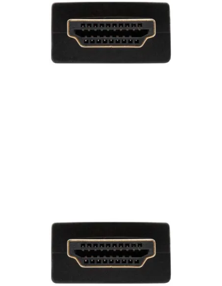 Nanocable 10.15.3801 HDMI V2.0 4K@60Hz Macho a Macho 1M Negro