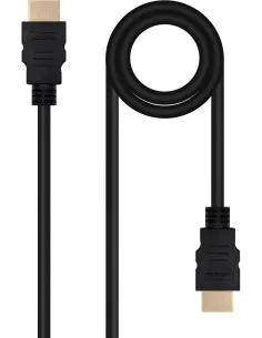 Nanocable 10.15.3801 HDMI V2.0 4K@60Hz Macho a Macho 1M Negro-CABL56615
