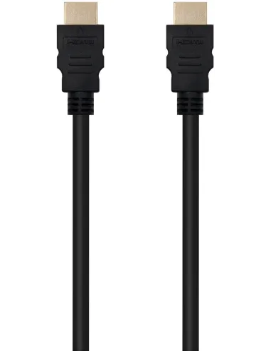 Nanocable 10.15.3801-L150 HDMI V2.0 4K@60Hz Macho/Macho1.5M Negro