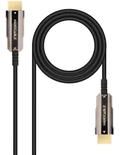 Nanocable 10.15.2020 Cable HDMI V2.0 AOC 4K 60Hz Macho/Macho 20m Negro-CABL57279