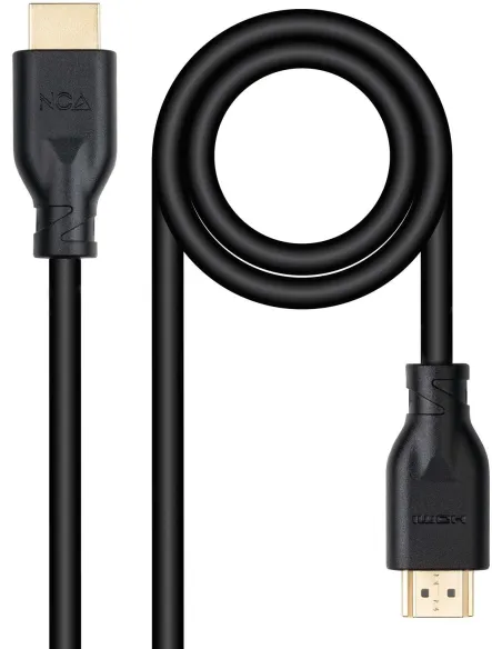 Nanocable 10.15.3902 Cable HDMI V2.0 4K@60Hz 2m Negro