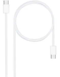 Nanocable 10.01.6001-CO Cable USB-C 2.0 1M Blanco-CABL58872