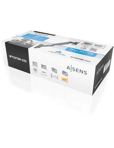Aisens WT32TSR-223 Soporte de Pared para Monitor/TV 17"-32" Máx. 9KG