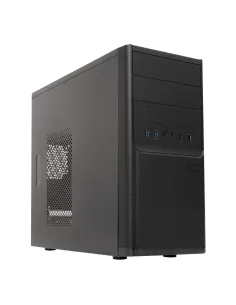 UNYKAch Dark Shadow Caja PC Micro ATX Dark USB 3.0 Negra + Fuente de Alimentación 500W