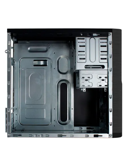 UNYKAch Dark Shadow Caja PC Micro ATX Dark USB 3.0 Negra + Fuente de Alimentación 500W