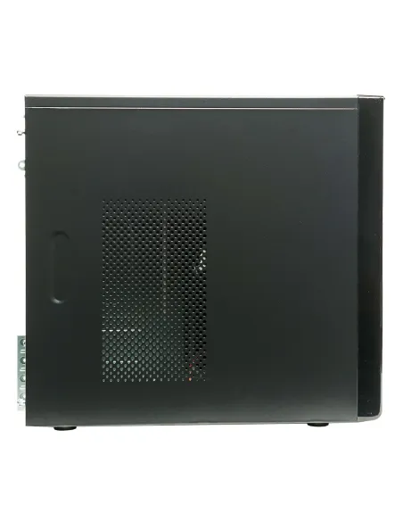UNYKAch Dark Shadow Caja PC Micro ATX Dark USB 3.0 Negra + Fuente de Alimentación 500W
