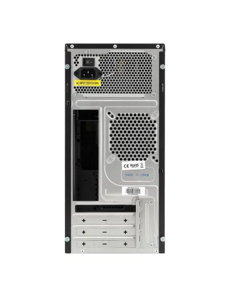 UNYKAch Dark Shadow Caja PC Micro ATX Dark USB 3.0 Negra + Fuente de Alimentación 500W