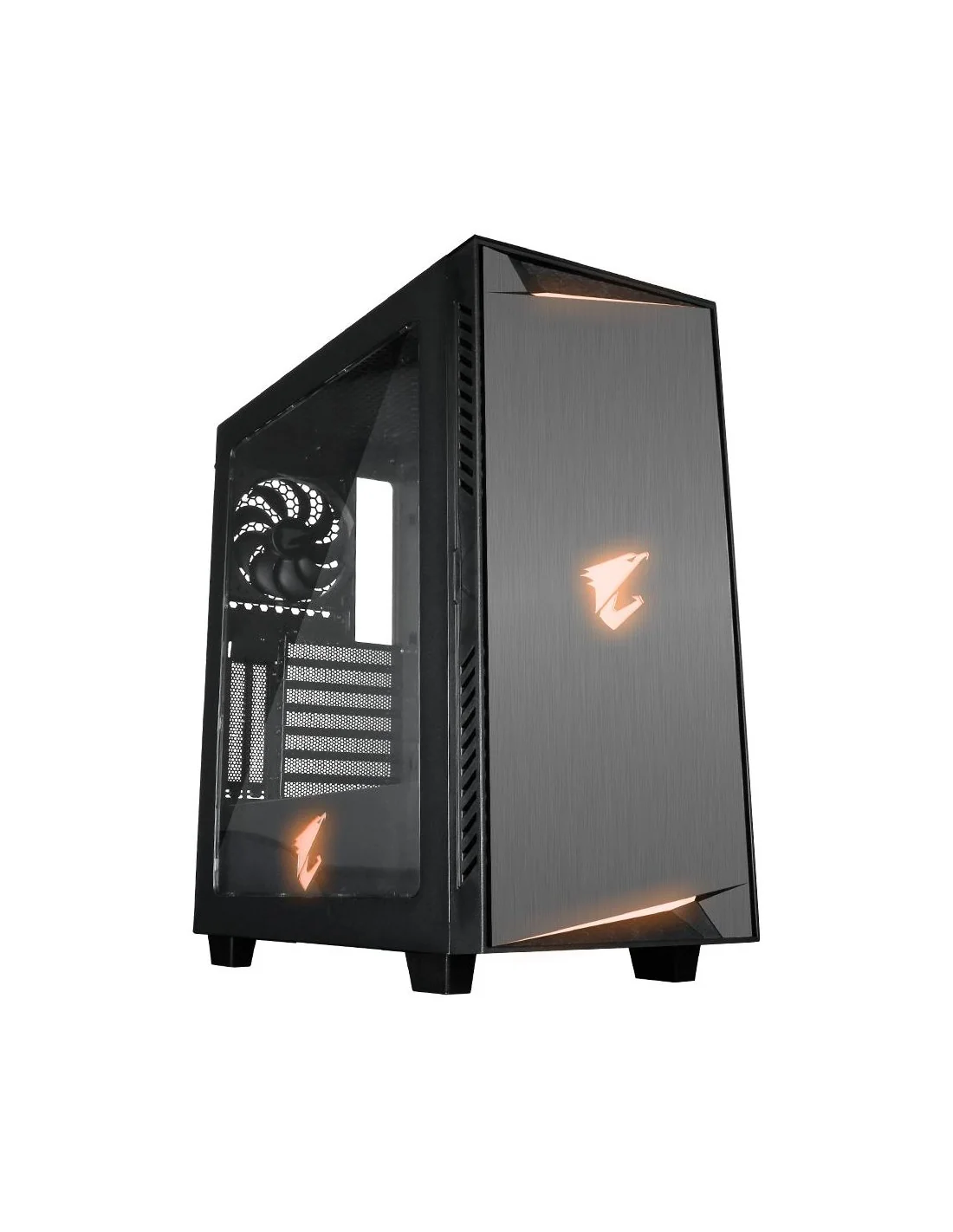 Gigabyte Aorus AC300W V2 RGB Cristal Templado USB 3.1 Negra