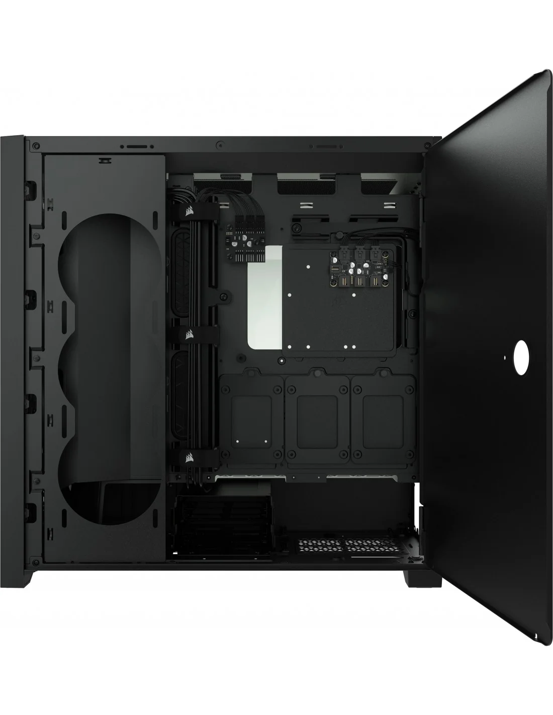 Corsair iCUE 5000X RGB Cristal Templado USB 3.0 Negra