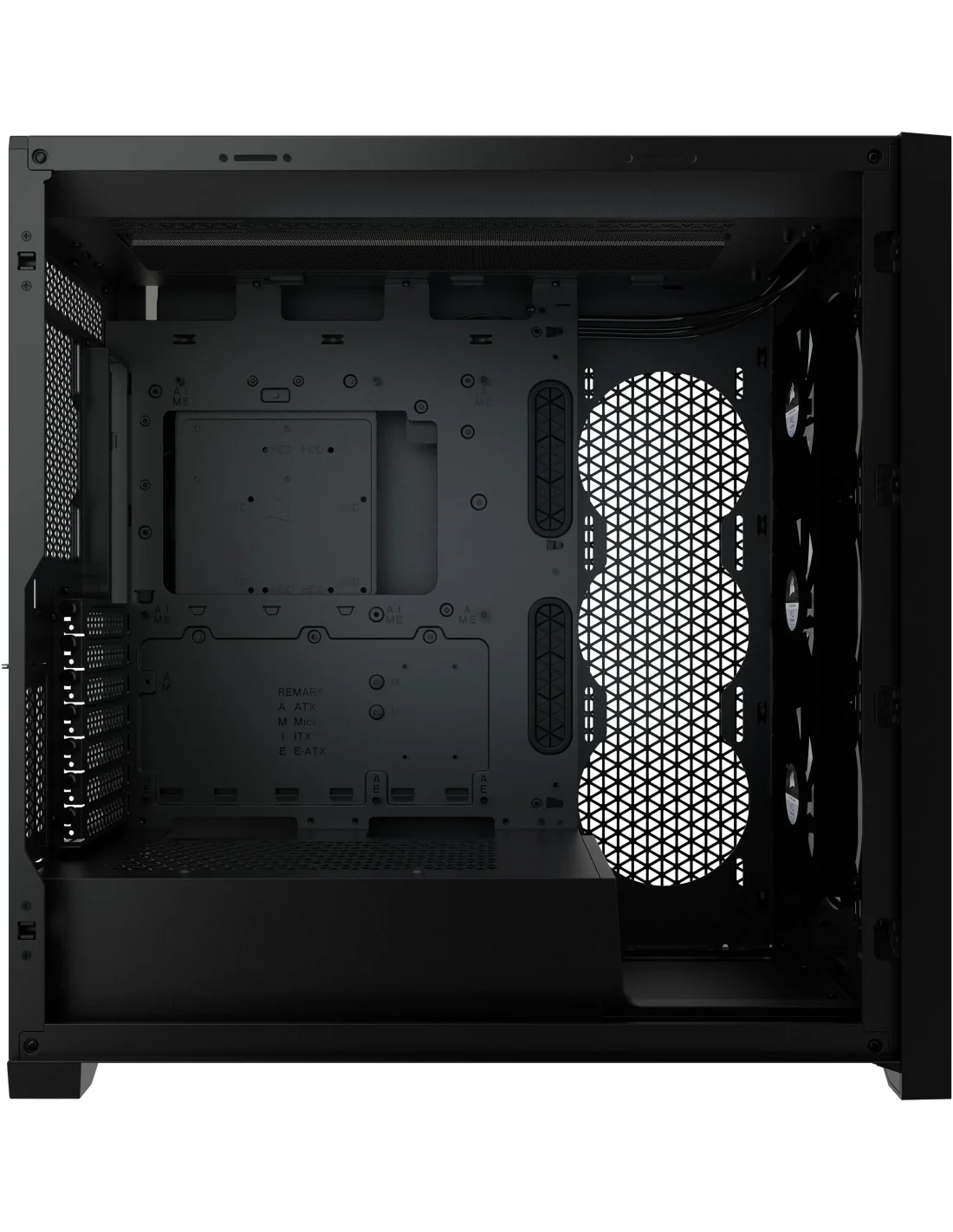 Corsair iCUE 5000X RGB Cristal Templado USB 3.0 Negra