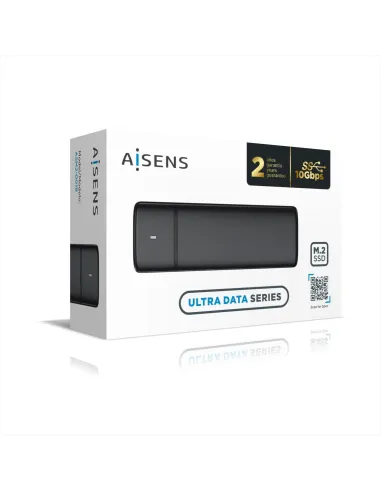 Aisens ASM2-001B Caja Externa para Disco Duro SSD M.2 USB-C Negra