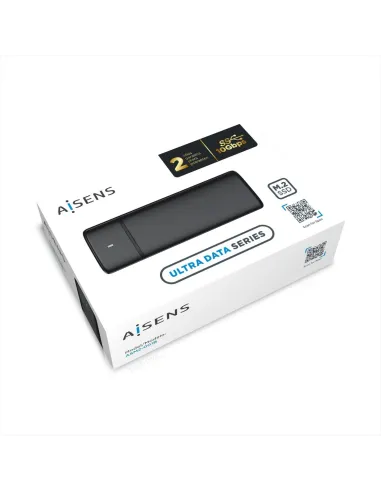 Aisens ASM2-001B Caja Externa para Disco Duro SSD M.2 USB-C Negra