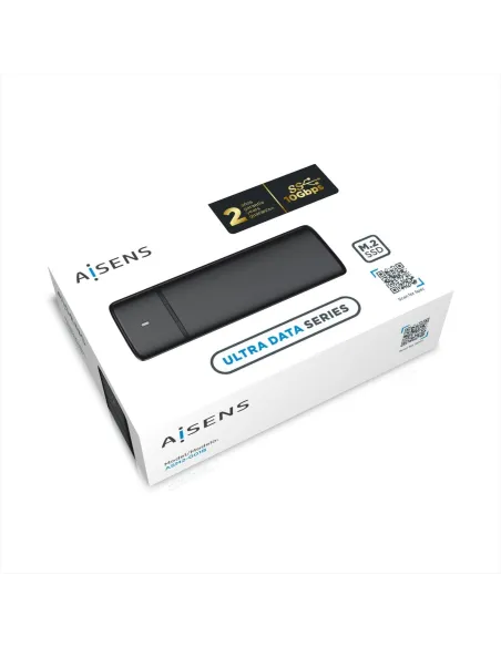 Aisens ASM2-001B Caja Externa para Disco Duro SSD M.2 USB-C Negra