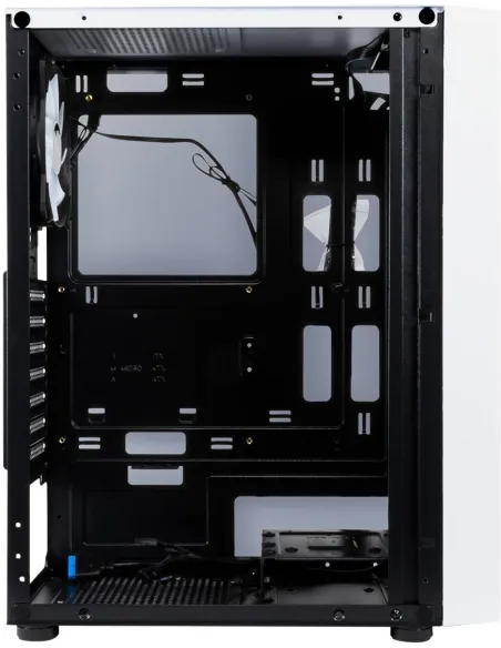 UNYKAch Glayze Torre Cristal Templado RGB Blanca