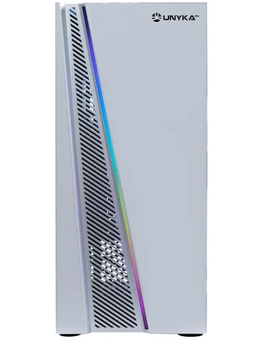 UNYKAch Glayze Torre Cristal Templado RGB Blanca